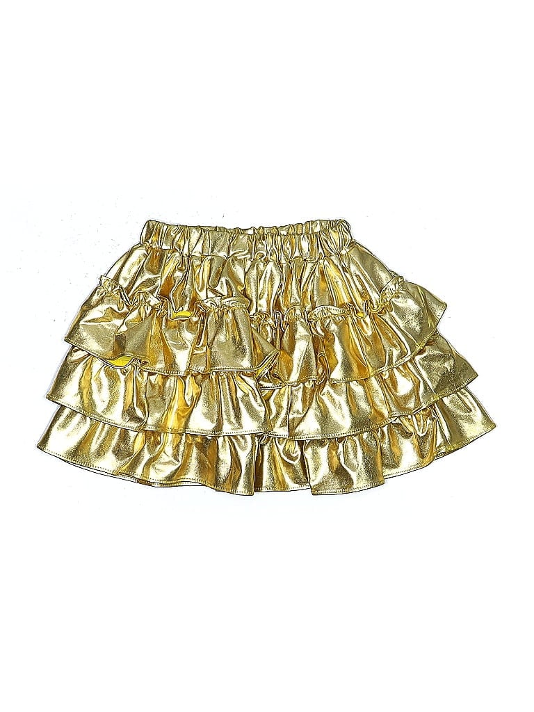 Pre-owned Assorted Brands Kids' Skirt In Gold