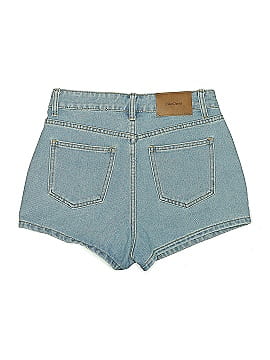 Simple Society Hearts Stars Polka Dots Gray Denim Shorts Size 7