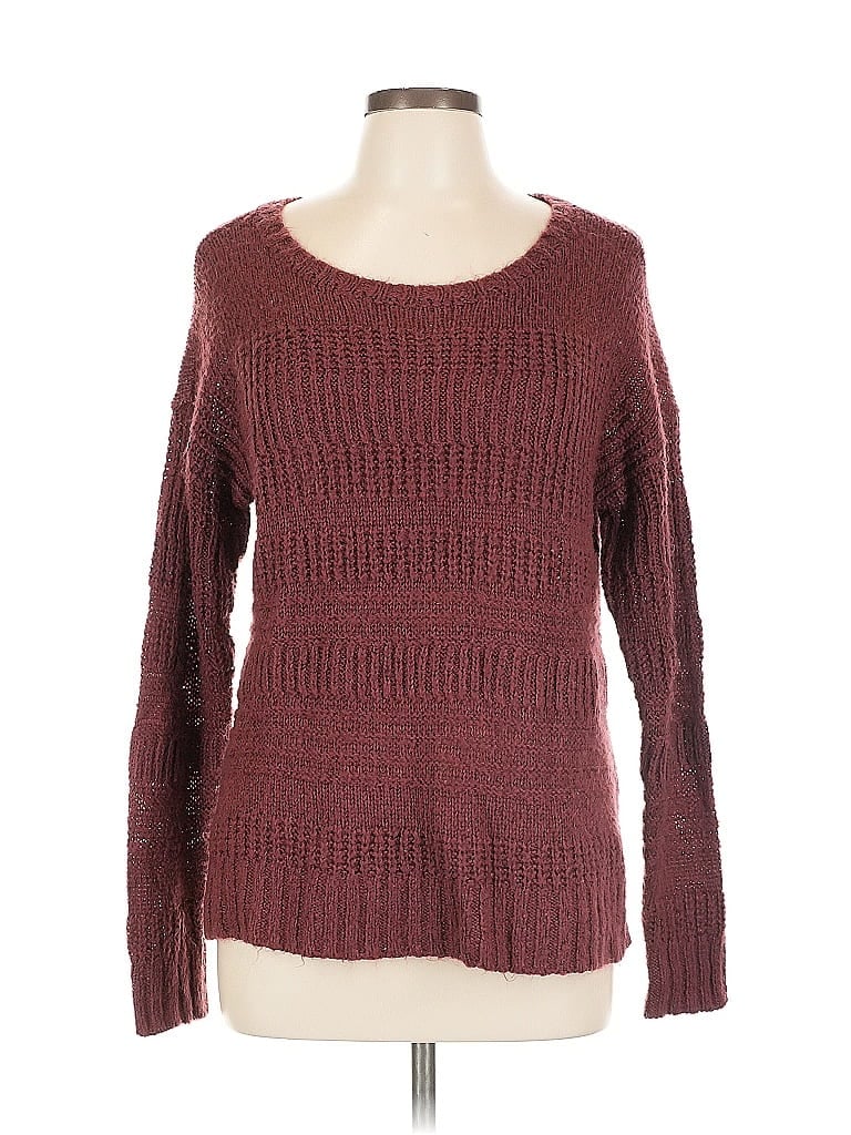 Click to view more detailed imagery on our partner's website Pre-owned St. John's Bay Pullover Sweater In Burgundy