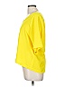 Alysi 100% Polyester Yellow Short Sleeve Blouse Size 6 - photo 5