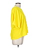 Alysi 100% Polyester Yellow Short Sleeve Blouse Size 6 - photo 4