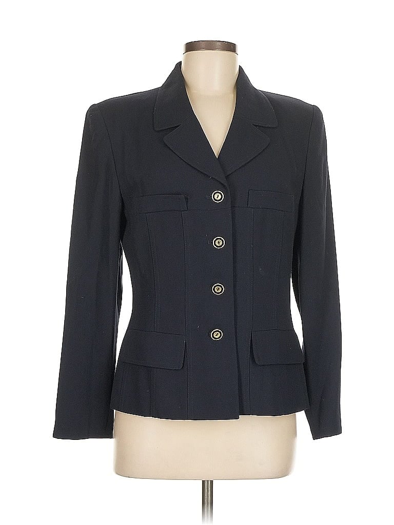 Click to view more detailed imagery on our partner's website Pre-owned Kasper Blazer Jacket In Blue