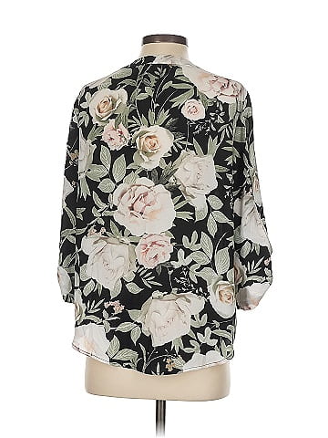 Soho JEANS NEW YORK & COMPANY 3/4 Sleeve Blouse (view 2)