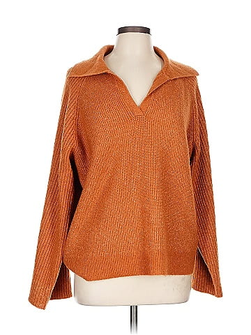 Scoop Pullover Sweater (view 1)