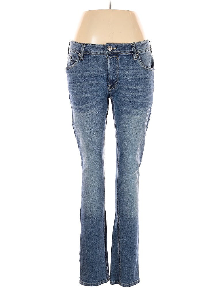 Buffalo by David Bitton Hearts Blue Jeans Size 32 waist - photo 1