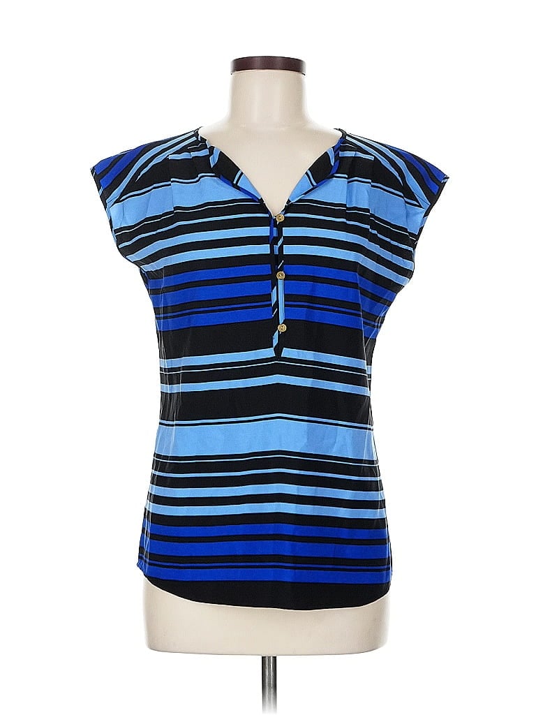 Pre-owned The Limited Outlet Sleeveless Blouse In Blue