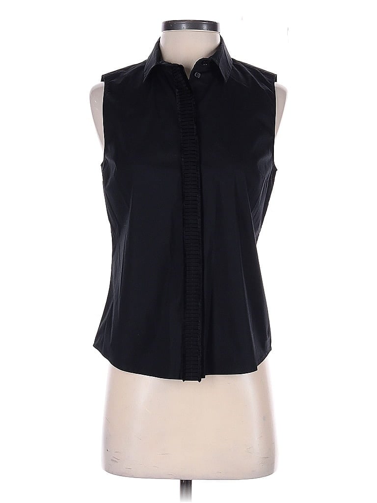 Pre-owned Jil Sander Sleeveless Blouse In Black