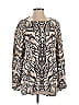 Sally LaPointe 100% Wool Ivory Long Sleeve Blouse Size 4 - photo 1