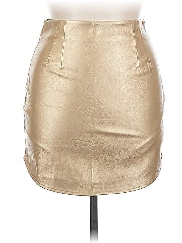 Endless Rose Faux Leather Skirt (view 1)