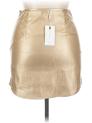 Endless Rose Faux Leather Skirt (view 2)