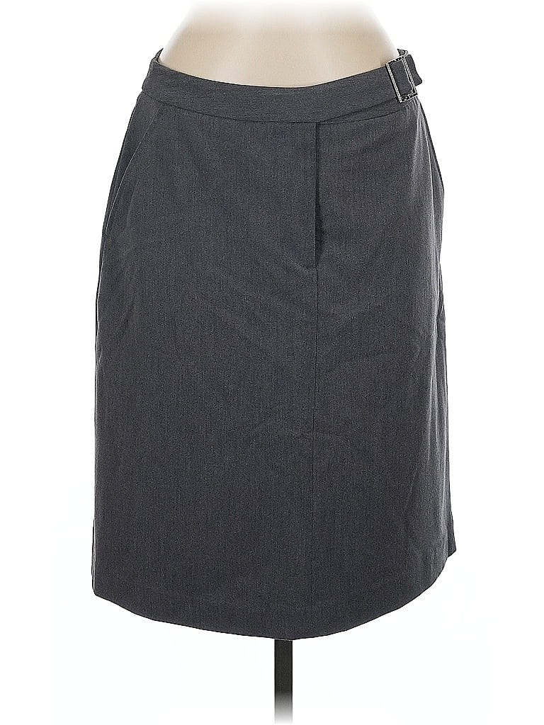 Pre-owned Merona Formal Skirt In Gray