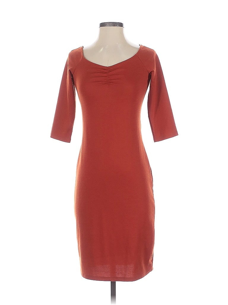 Trafaluc By Zara Cocktail Dress In Orange