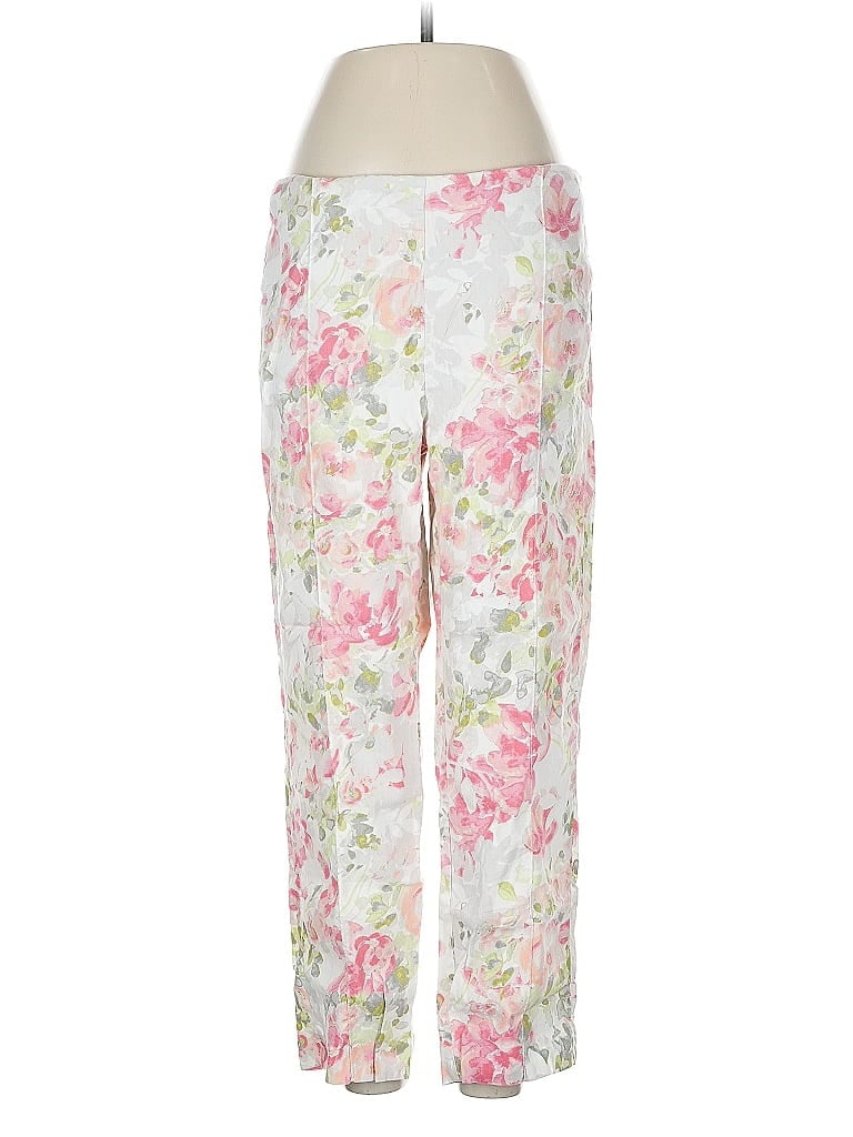 Pre-owned Jjill Linen Pants In White