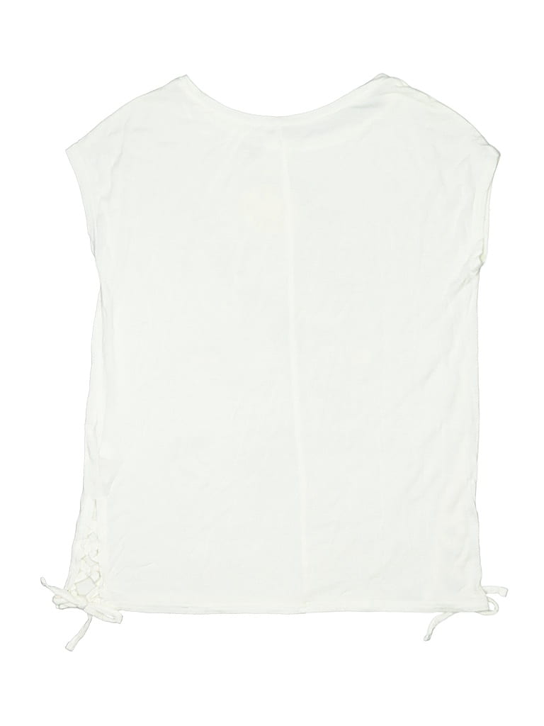 Pre-owned Justice Active Kids' Sleeveless T-shirt In White