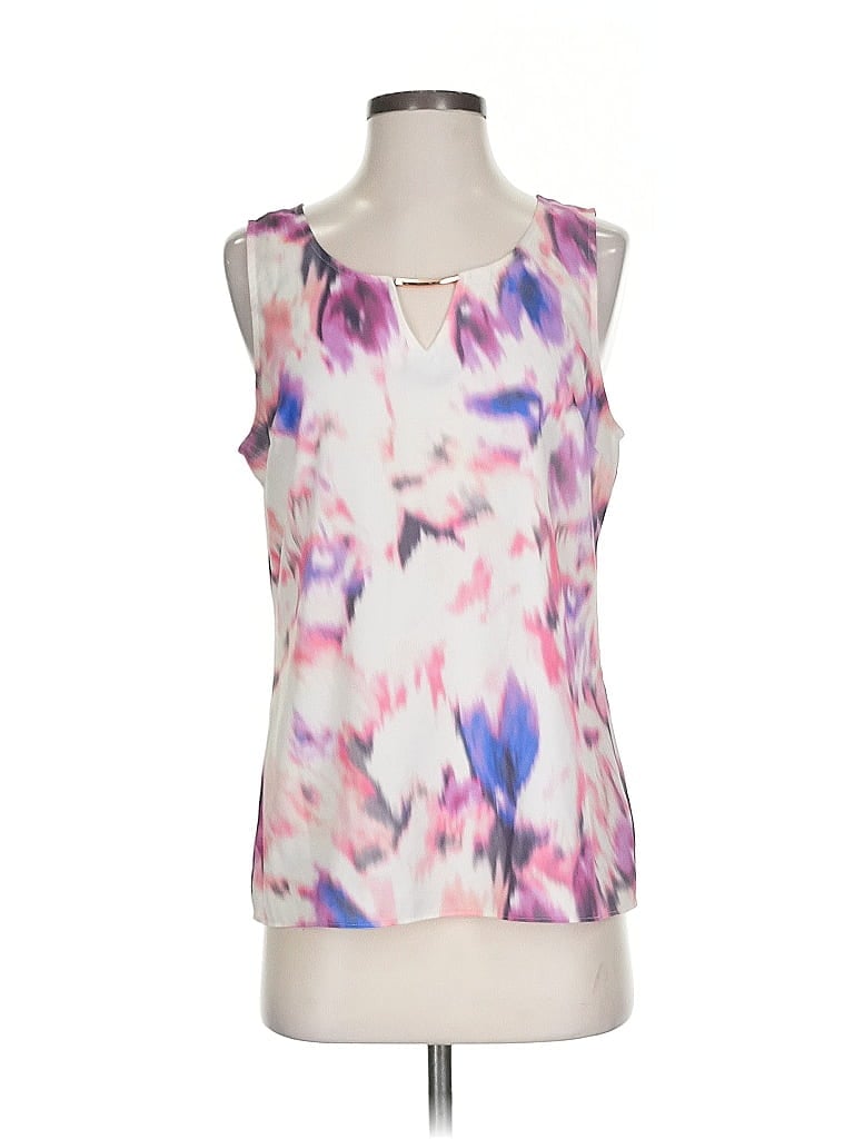 Pre-owned Calvin Klein Sleeveless Blouse In Pink