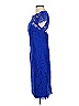 ML Monique Lhuillier 100% Nylon Blue Cocktail Dress Size 0 - photo 4