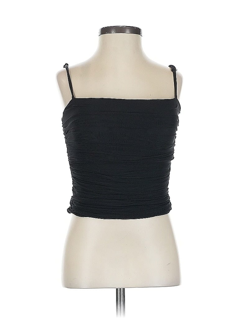 Pre-owned Express Sleeveless Top Black Strapless Neckline Tops