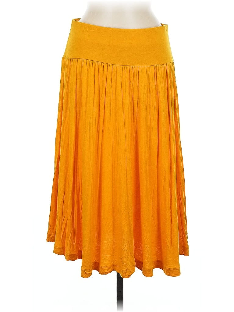 Pre-owned Ann Taylor Loft Casual Skirt In Orange