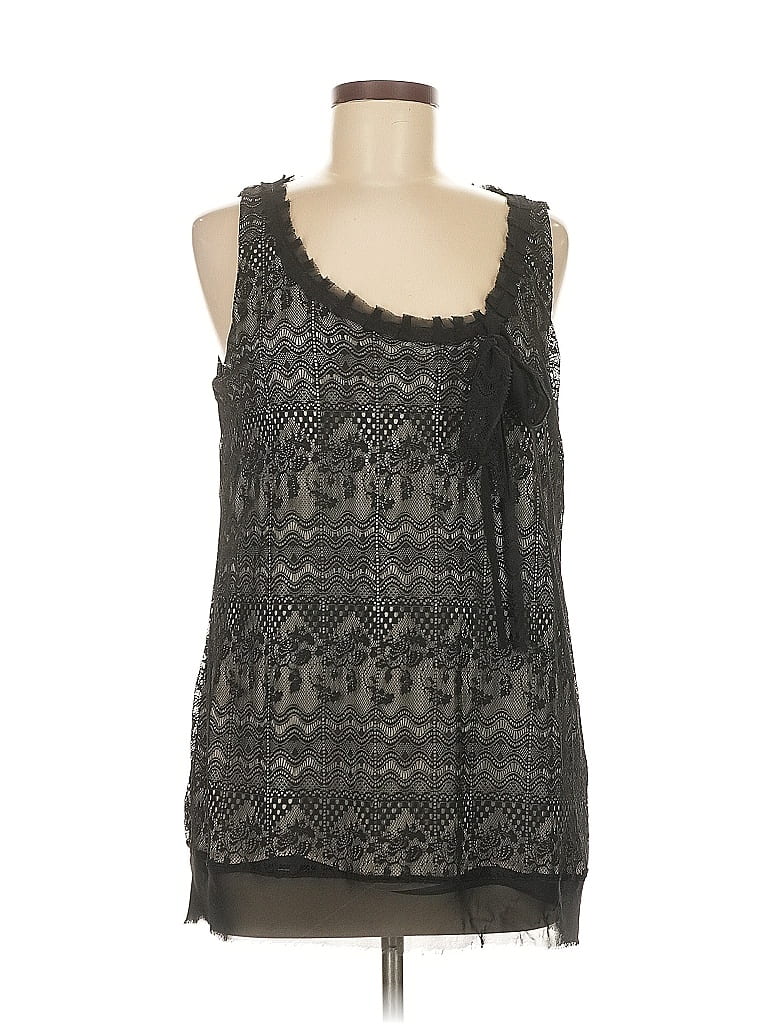 Pre-owned Cabi Sleeveless Blouse In Black