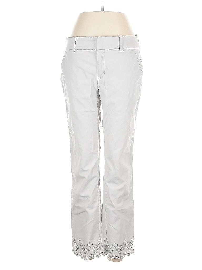 Pre-owned Ann Taylor Loft Jeans In Silver