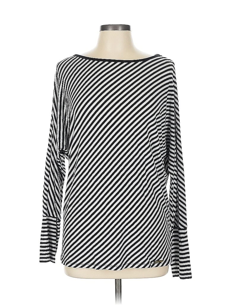 Pre-owned Michael Michael Kors Long Sleeve T-shirt In Silver