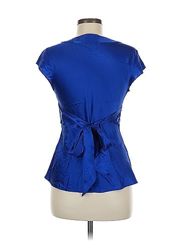 Express Design Studio Short Sleeve Silk Top (view 2)