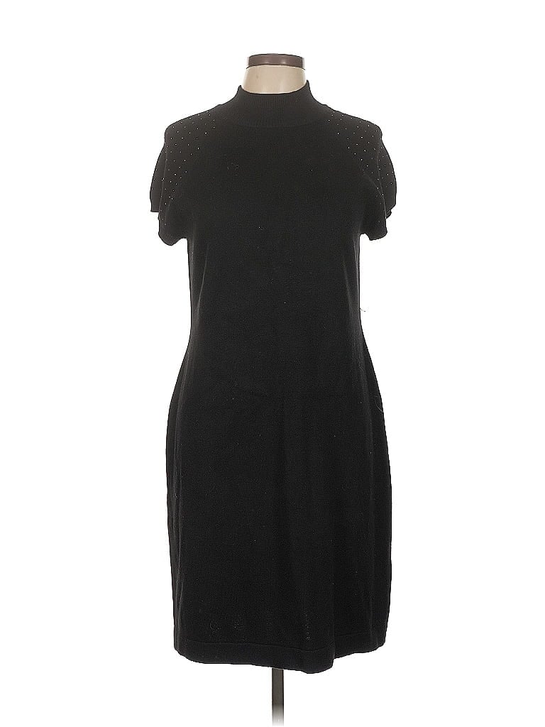Pre-owned Ab Studio Casual Dress In Black