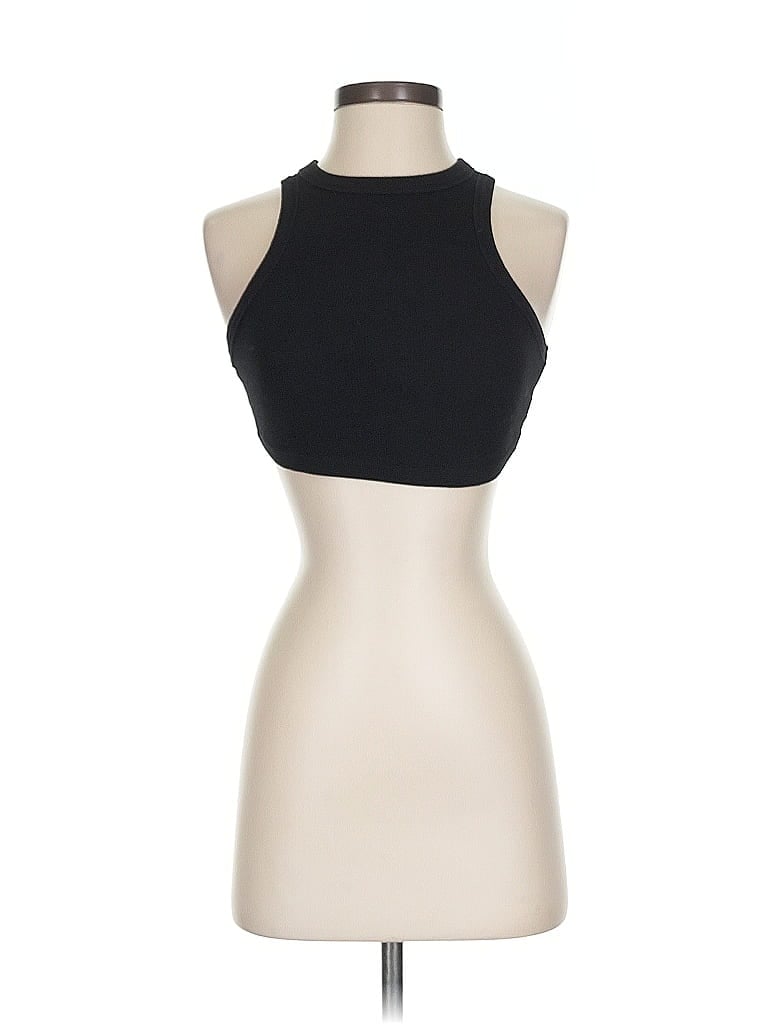 Pre-owned Edikted Tank Top Black Halter Neckline Tops