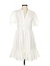 Vince Camuto 100% Polyester White Casual Dress Size XXS - photo 1