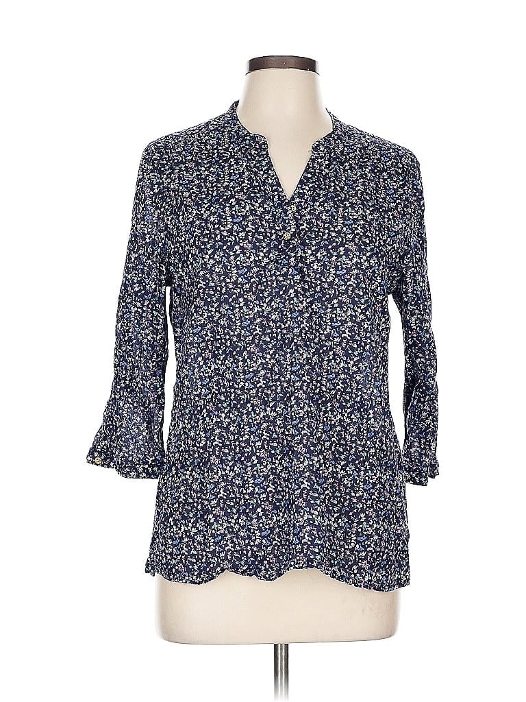 Pre-owned Mountain Warehouse 3/4 Sleeve Blouse In Blue