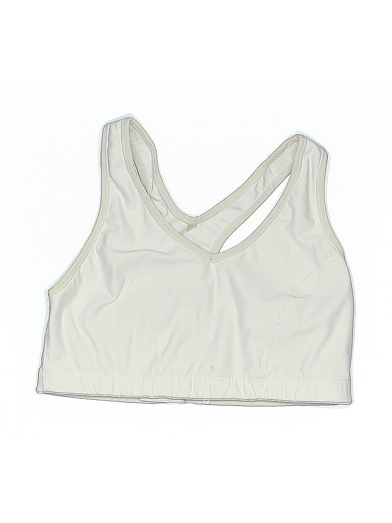 Pre-owned Danskin Swimsuit Top Ivory Swimwear In White