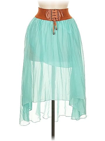 Mint Green Casual Skirt (view 1)