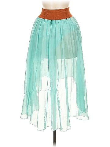 Mint Green Casual Skirt (view 2)