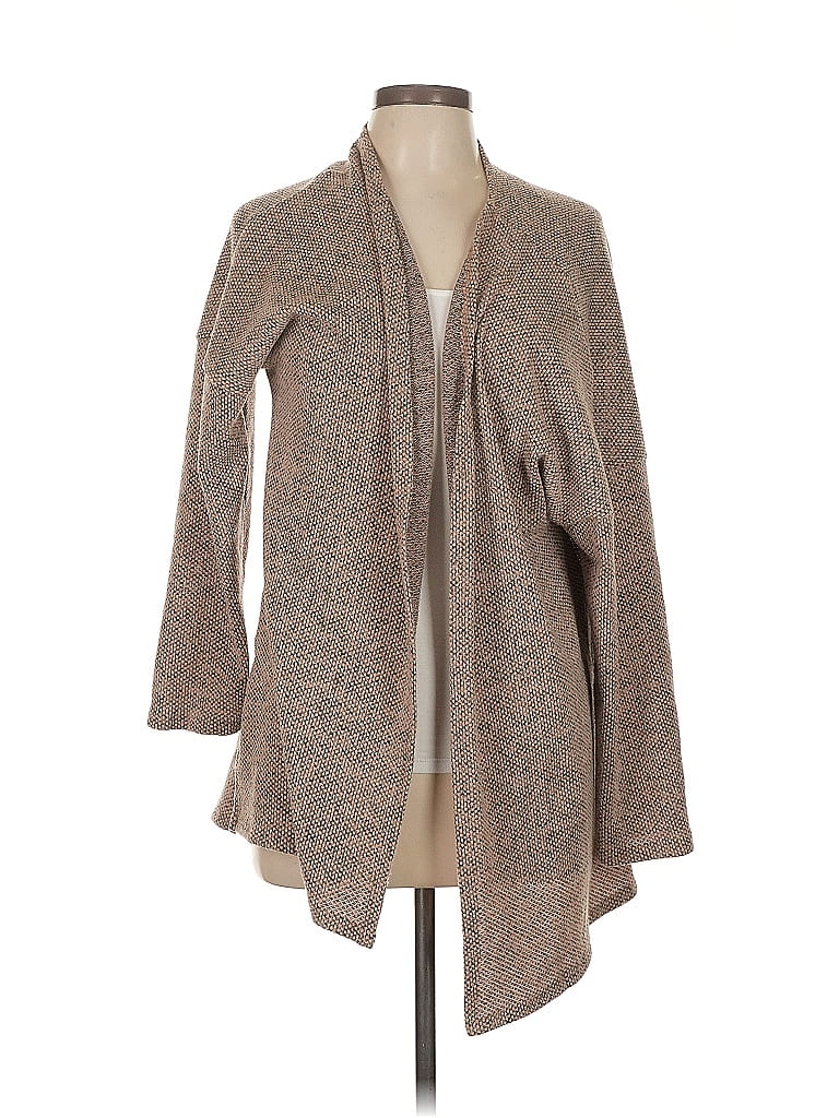 Pre-owned Dear Scarlett Cardigan Sweater In Brown