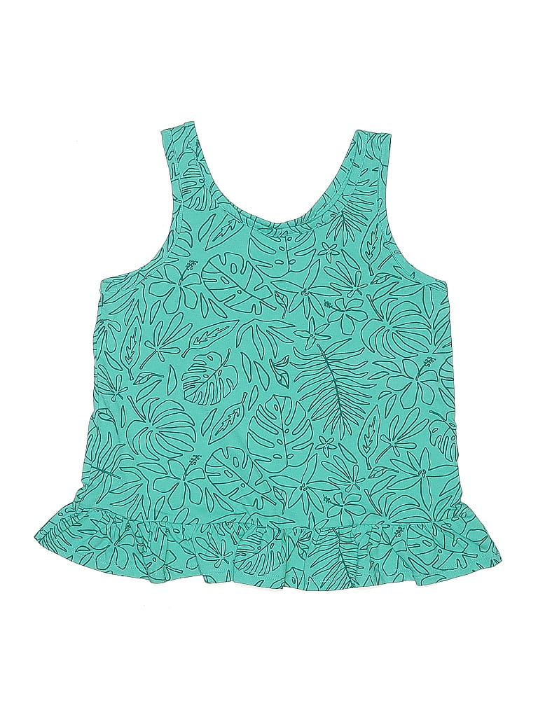 Pre-owned Cat & Jack Kids' Sleeveless Blouse In Blue