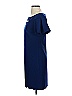 Laundry by Shelli Segal Solid Blue Casual Dress Size 0 - photo 5