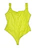 Naked Wardrobe Yellow Green Bodysuit Size 2X - photo 1