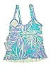 Unbranded Tropical Blue Swimsuit Top Size 8 - photo 2