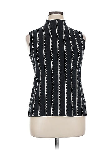 Cable & Gauge Sleeveless Turtleneck (view 1)