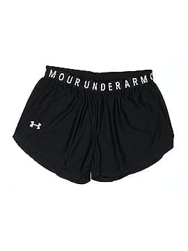 Under Armour 100% Polyester Black Athletic Shorts Size S