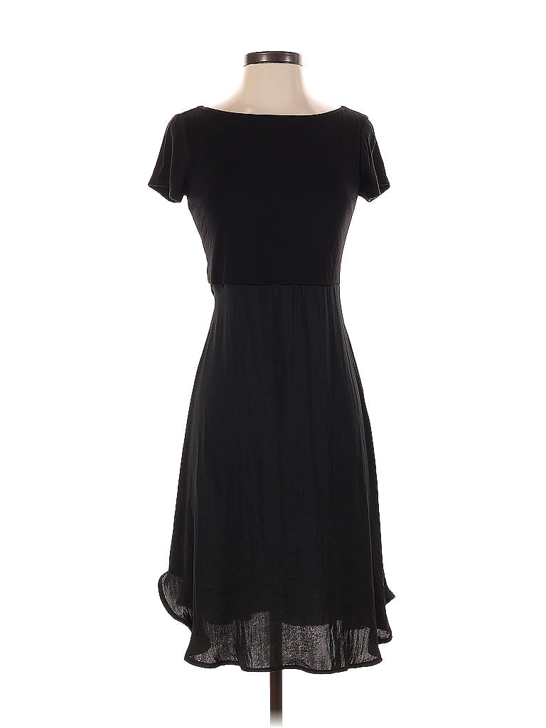 Pre-owned Ann Taylor Loft Casual Dress In Black