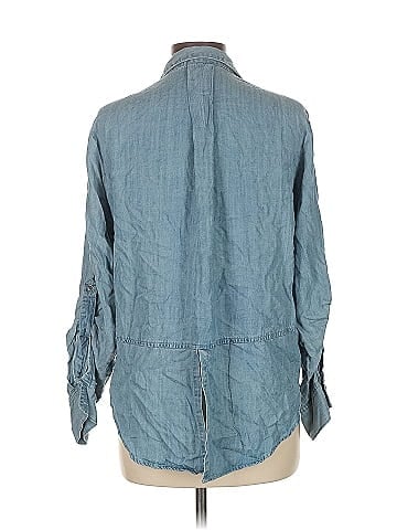 Velvet Heart 3/4 Sleeve Button-Down Shirt (view 2)
