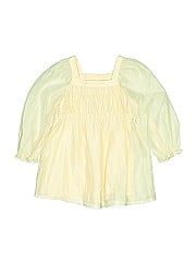 Zara 100% Cotton Ivory Casual Dress Size M