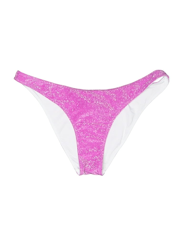Pre-owned Victoria's Secret Pink Swimsuit Bottoms In Pink