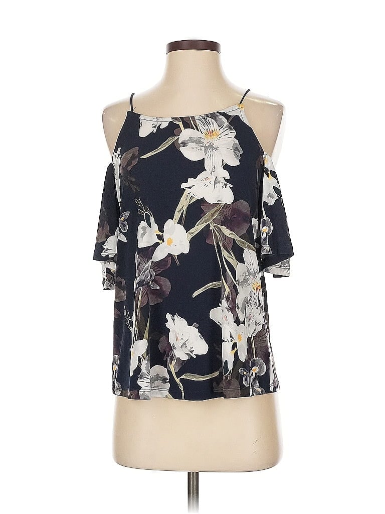 Pre-owned Inc International Concepts Sleeveless Blouse In Black