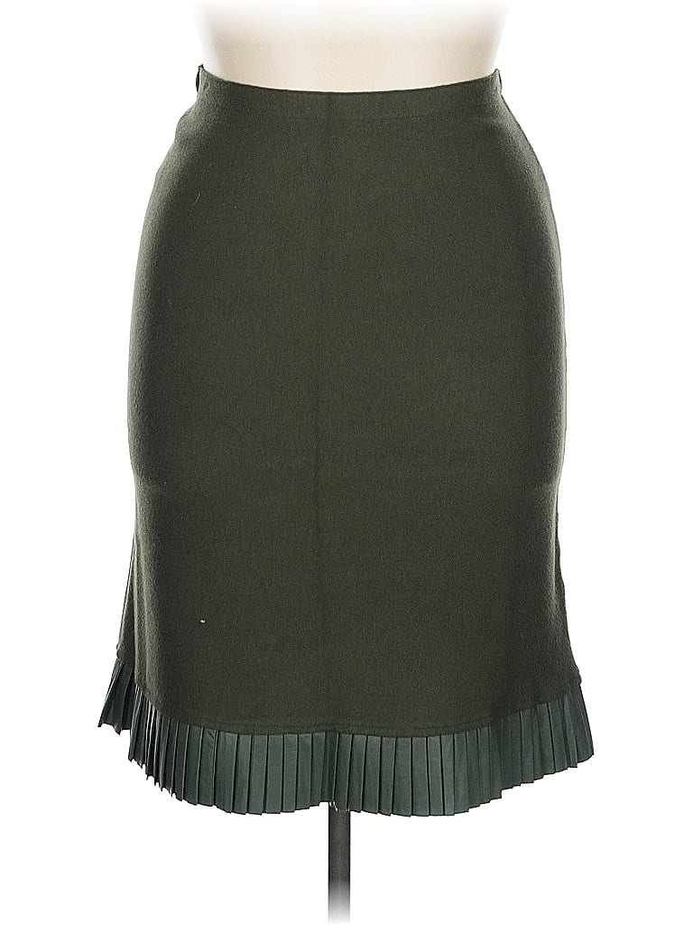 Pre-owned Milano Formal Skirt In Green