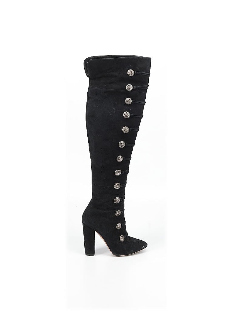 Pre-owned Aquazzura Boots In Black