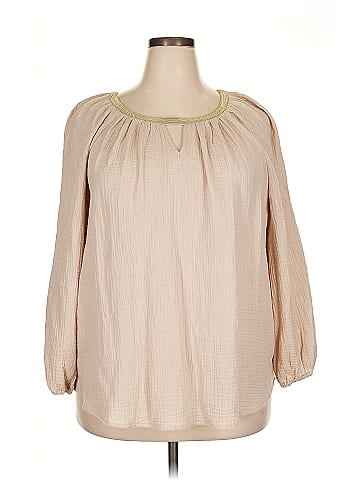JM Collection 3/4 Sleeve Blouse (view 1)