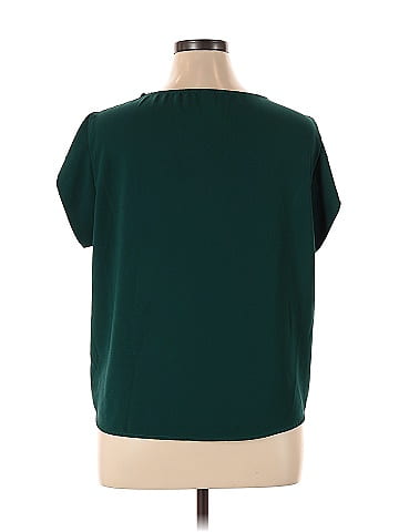 Shein Curve Short Sleeve Blouse (view 2)