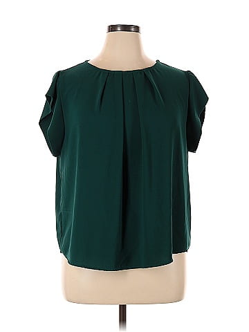 Shein Curve Short Sleeve Blouse (view 1)
